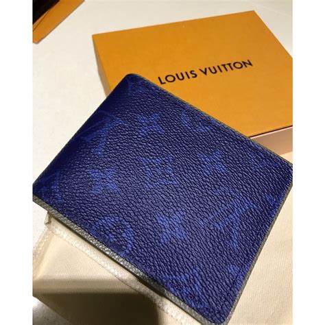 blue louis vuitton mens wallet|louis vuitton men's billfold.